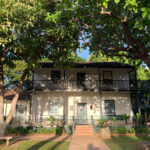 The historic Baldwin Home museum on Front Street in Lahaina on t